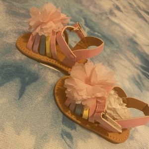 Multicolor/ Pink Infant Sandals